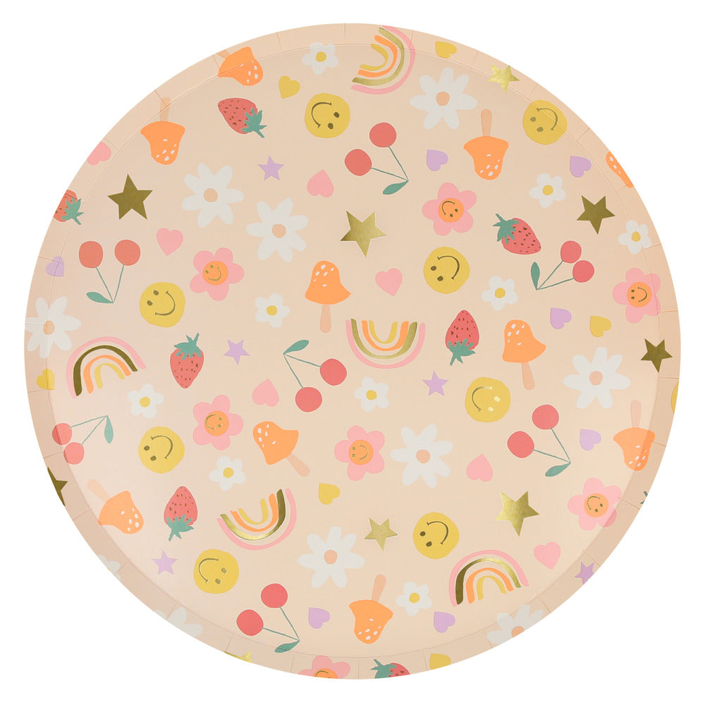 Happy Icons Dinner Plates by Meri Meri