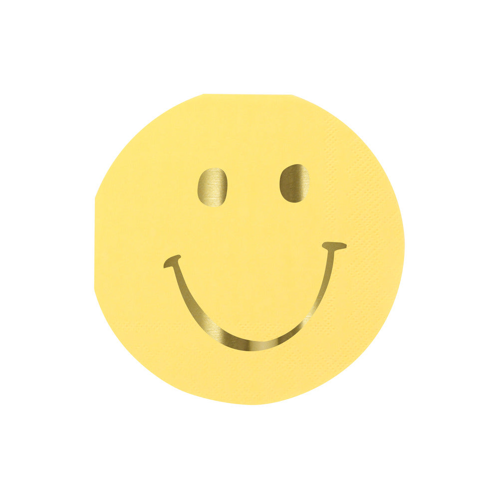 Happy Icons Shaped Napkins by Meri Meri
