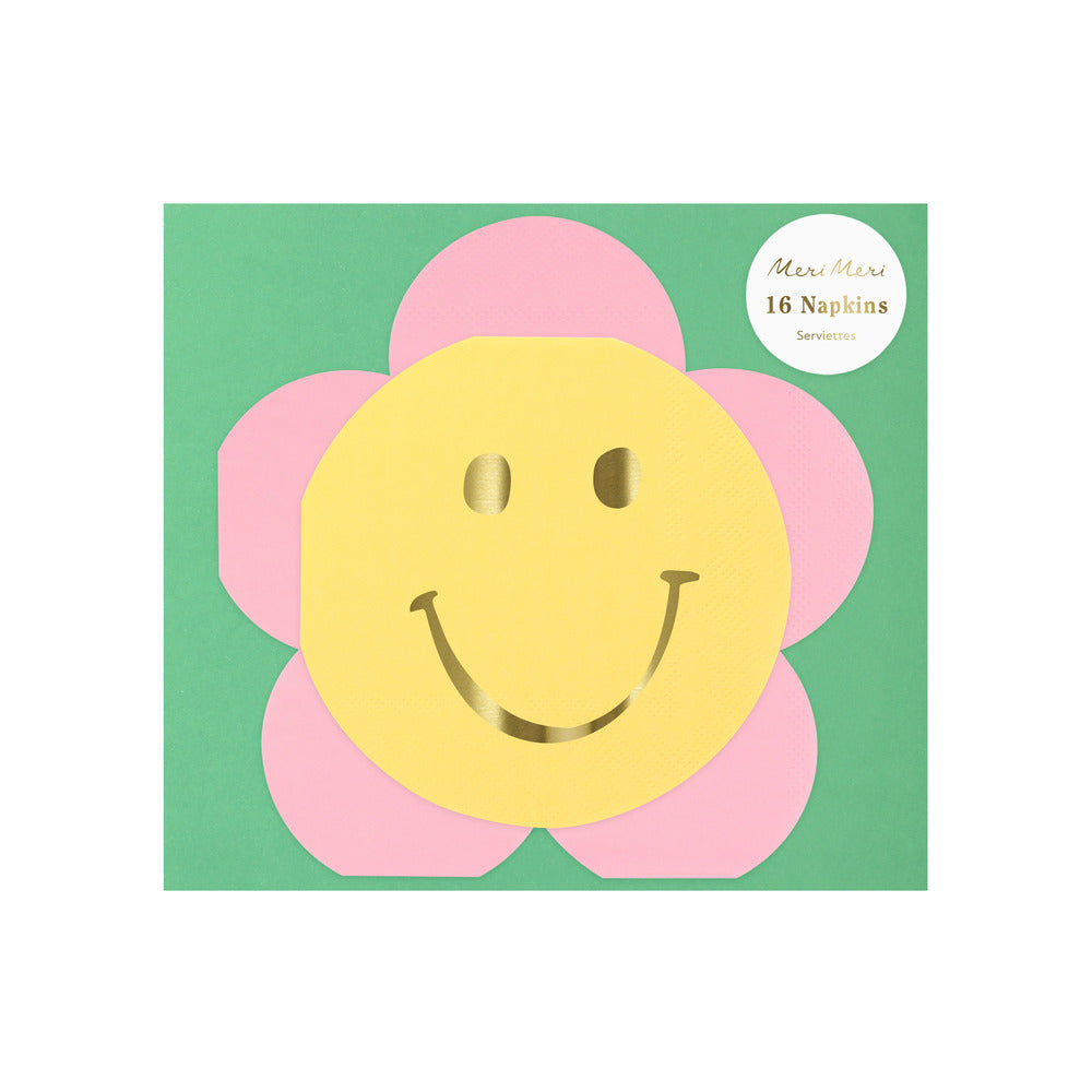 Happy Icons Shaped Napkins by Meri Meri