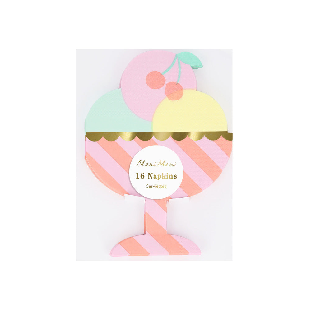 Ice Cream Sundae Napkins by Meri Meri