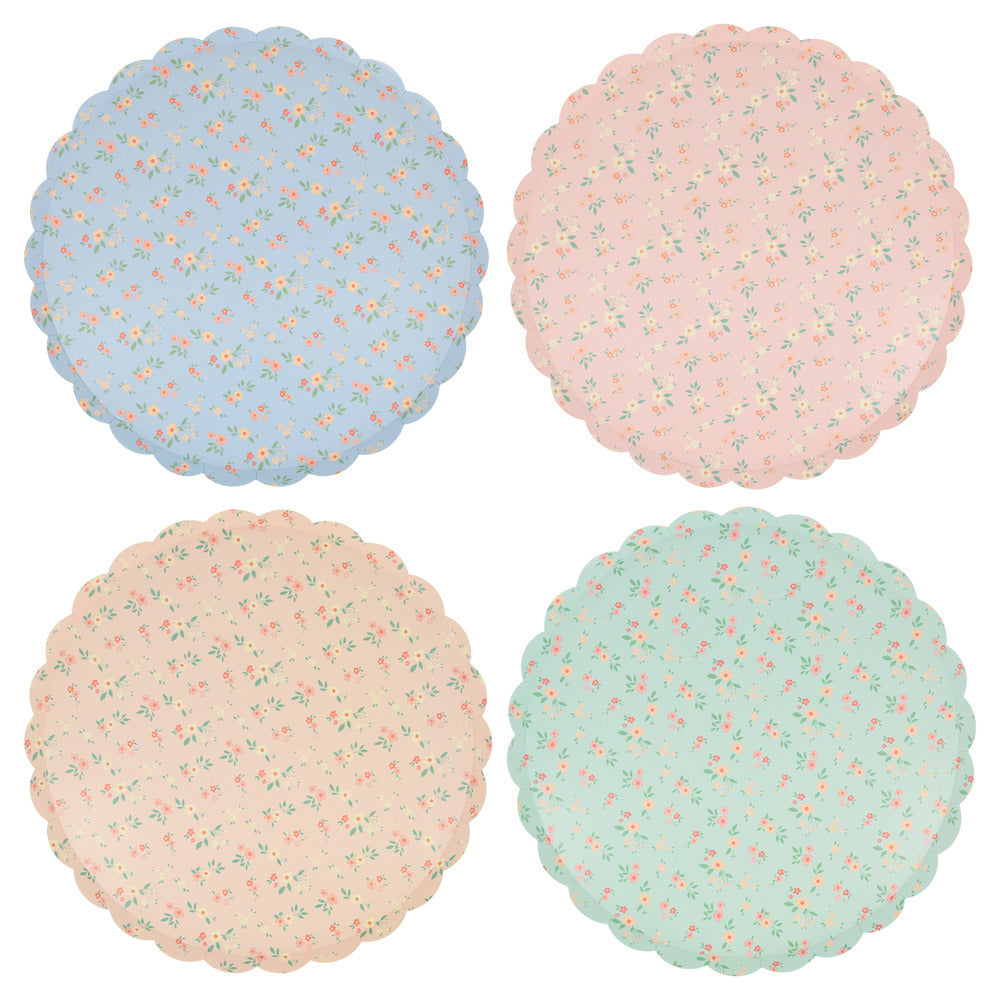 Vintage Ditsy Dinner Plates by Meri Meri