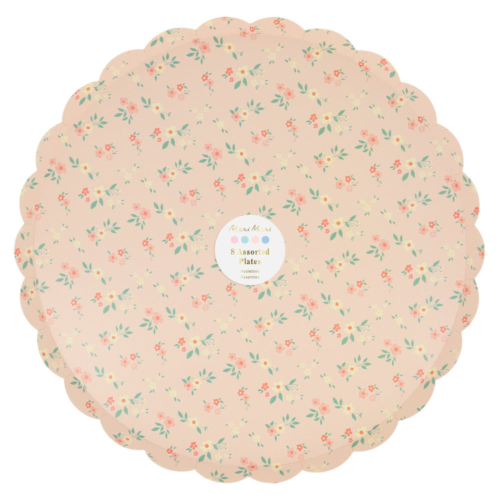 Vintage Ditsy Dinner Plates by Meri Meri