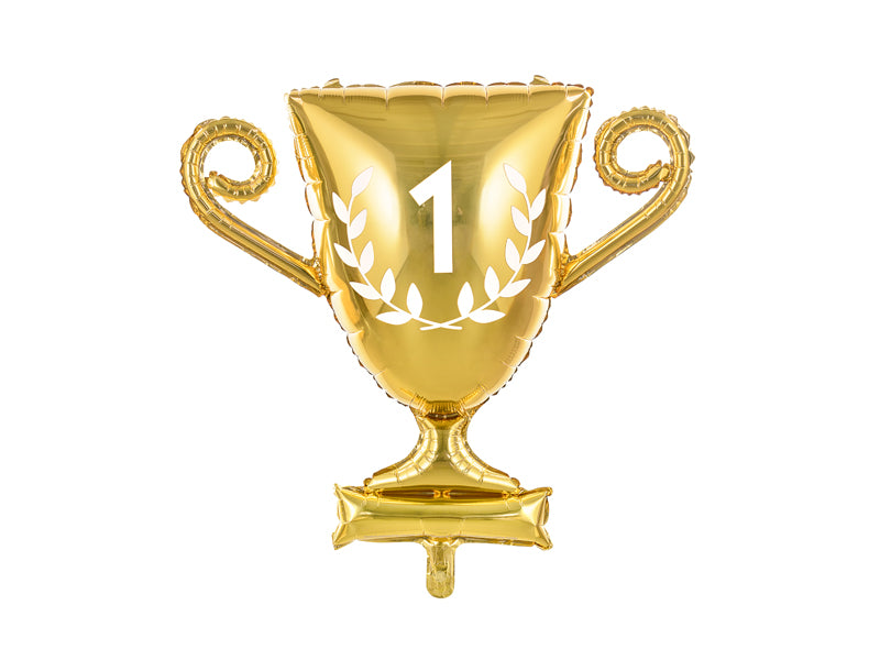 Trophy #1 Gold Cup Foil Balloon