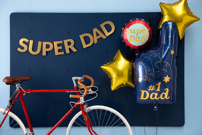 #1 Dad Foam Finger Foil Balloon