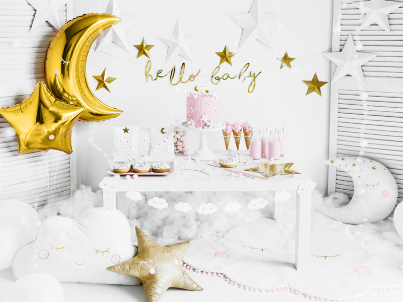 Gold Moon Crescent Balloon