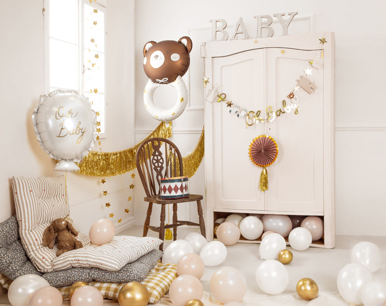 Teddy Bear Rattle Balloon