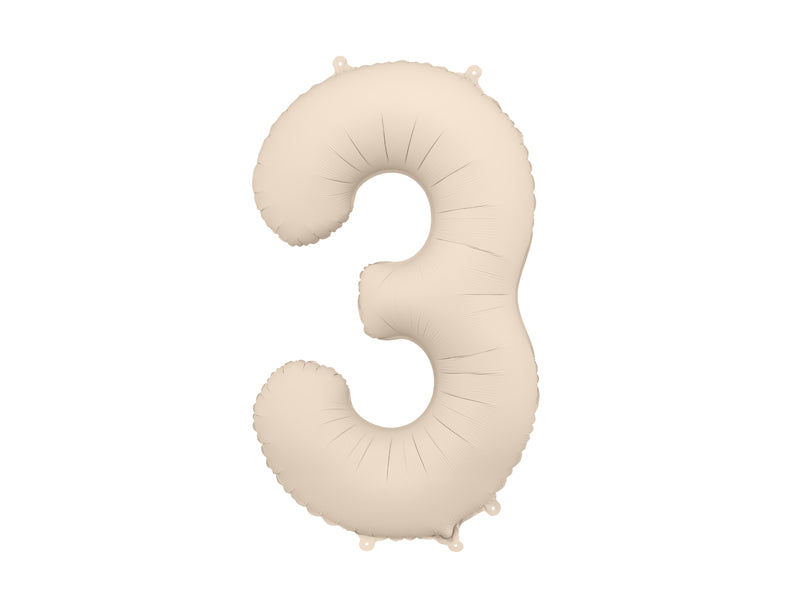 Number Balloon Cream