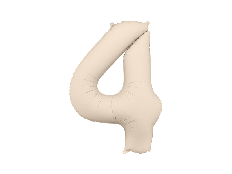 Number Balloon Cream