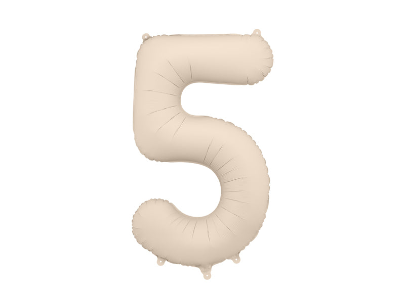 Number Balloon Cream