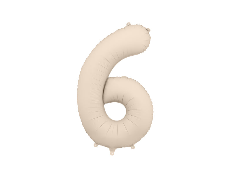 Number Balloon Cream