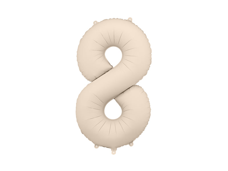 Number Balloon Cream