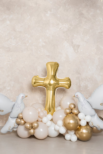 Gold Cross Balloon