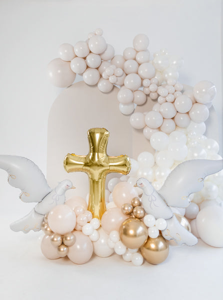 Gold Cross Balloon