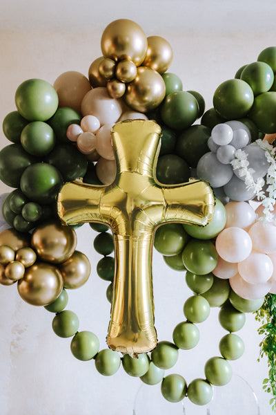 Gold Cross Balloon