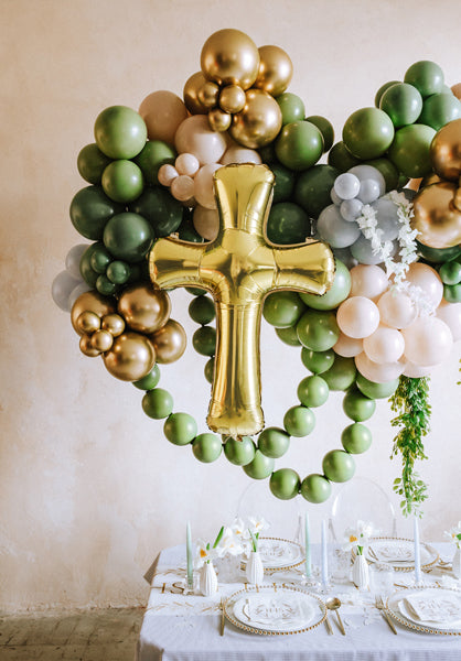 Gold Cross Balloon
