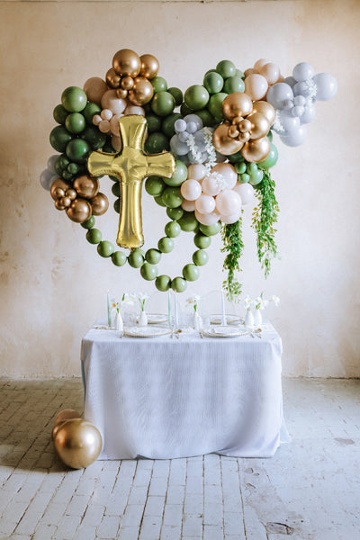 Gold Cross Balloon