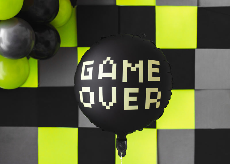 Game Over Foil Balloon