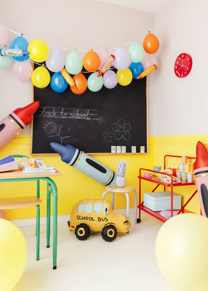 Standing School Bus Balloon