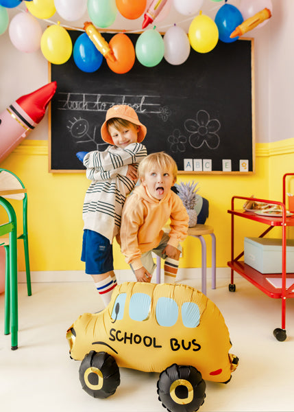 Standing School Bus Balloon