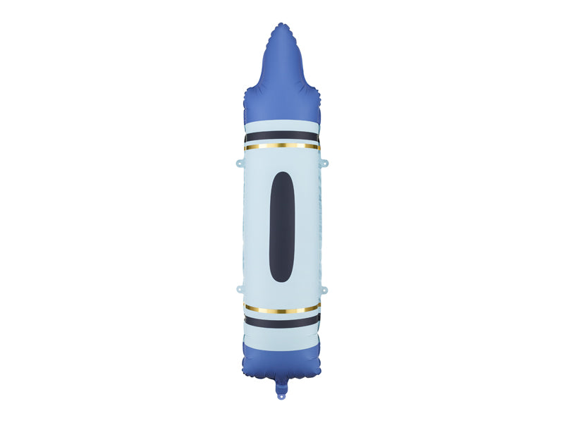 Blue Crayon Balloon
