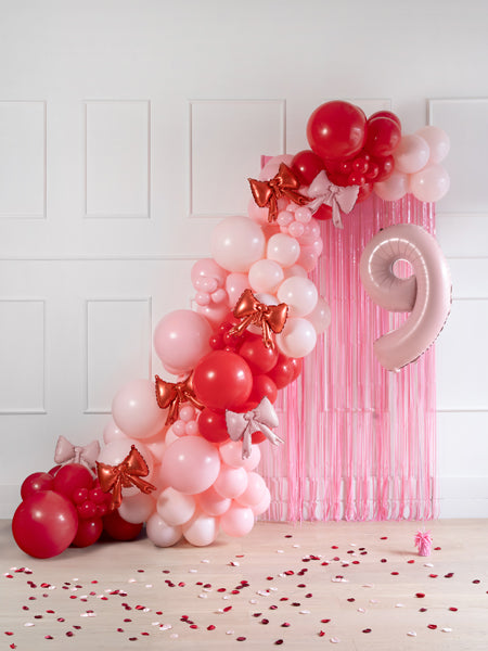 Mini Bow Balloons for Garland Red