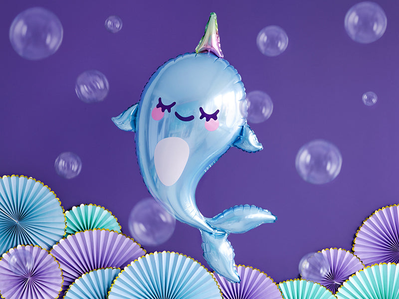 Narwhal Foil Balloon