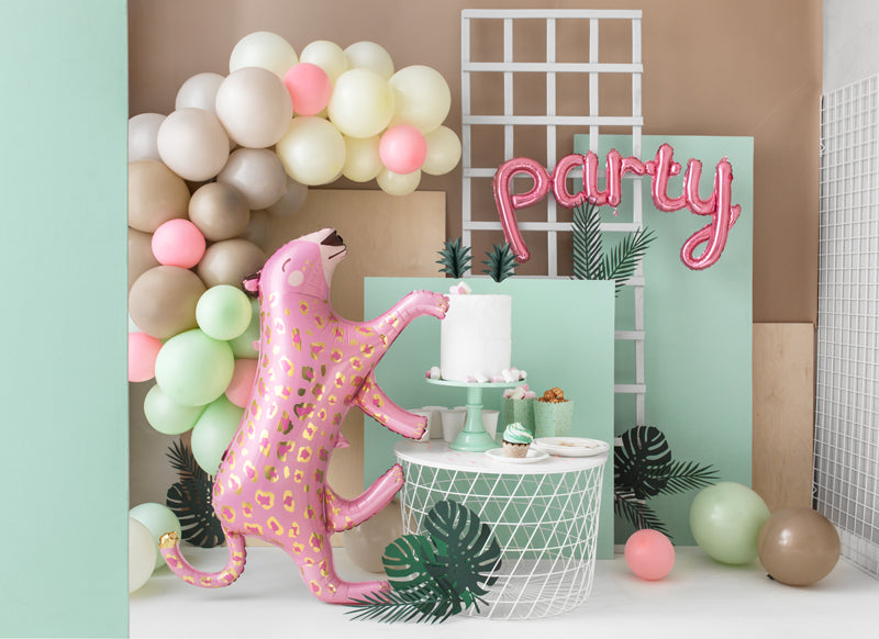 Pink Leopard Balloon