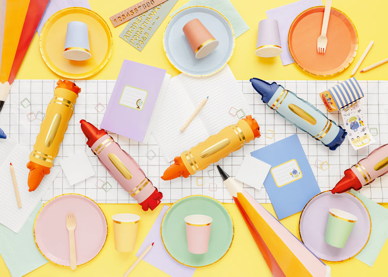 Mini Crayon Balloons for Garland
