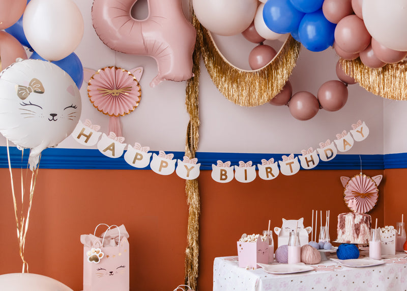 Banner Happy Birthday Cats