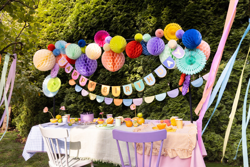 Colorful Happy Birthday Banner