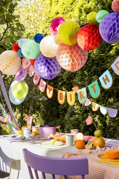 Colorful Happy Birthday Banner