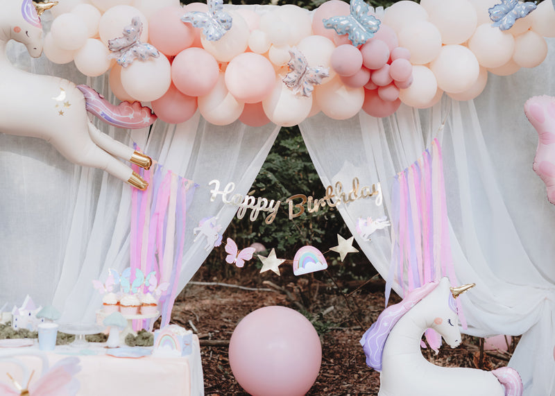 Happy Birthday Unicorn Banner