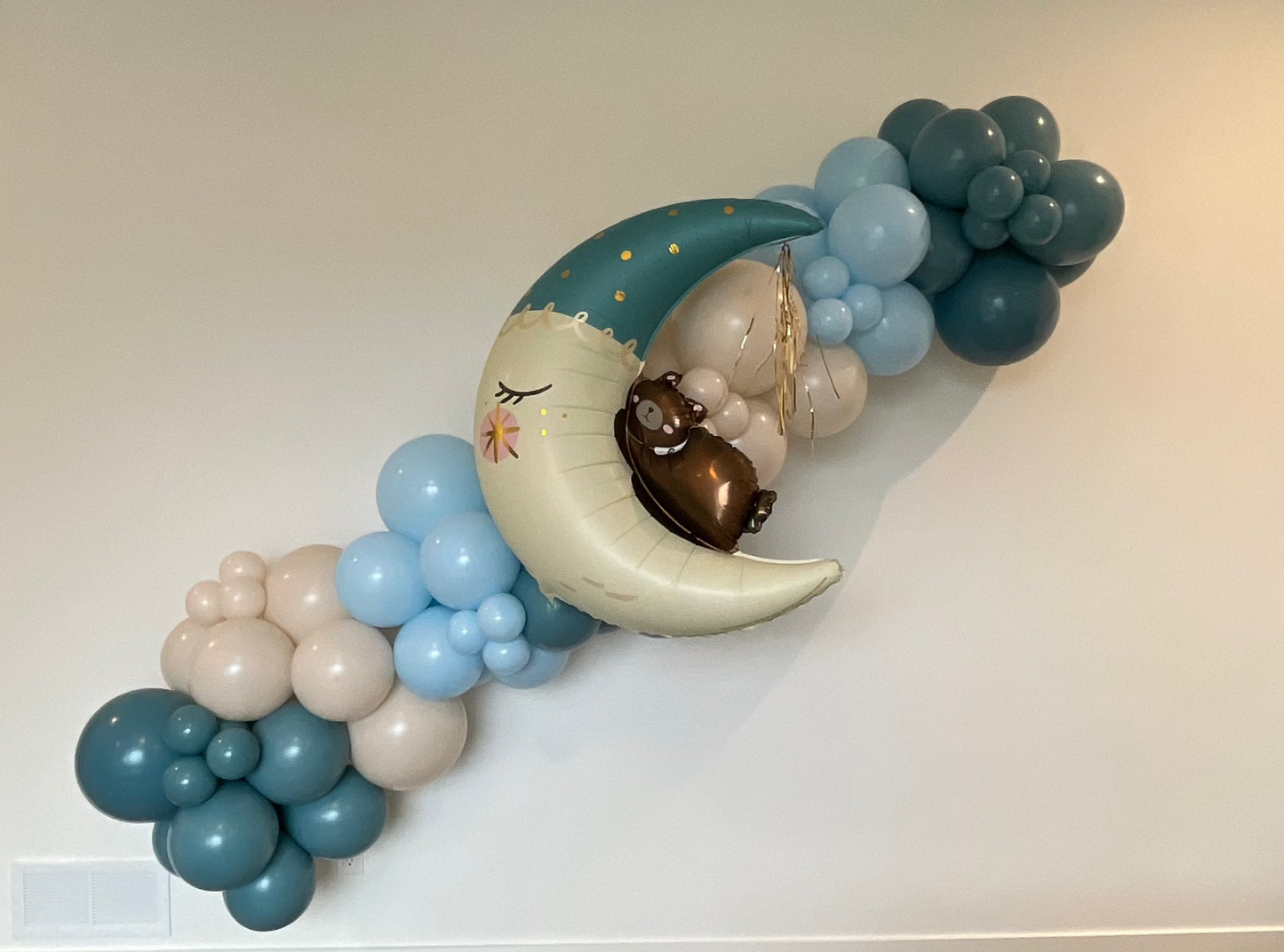 Teddy on the Moon Blue DIY Kit