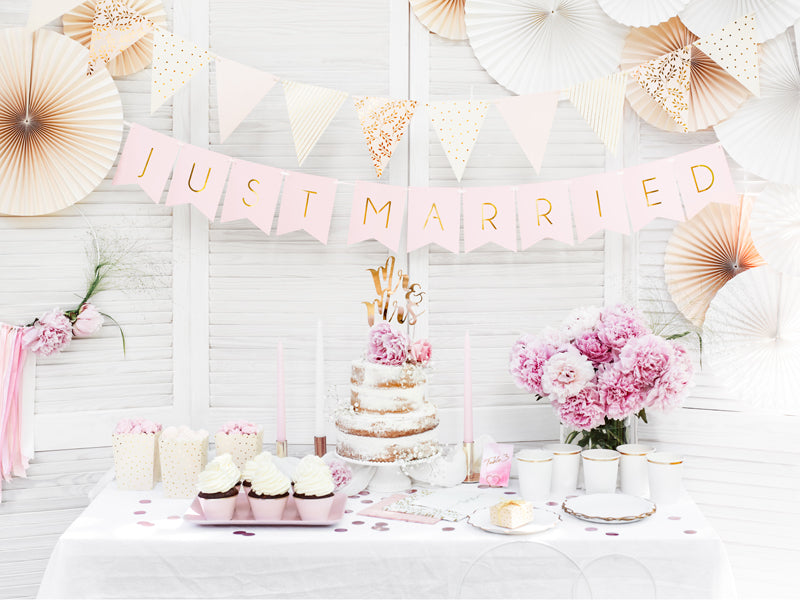 White Cups with Gold Trim