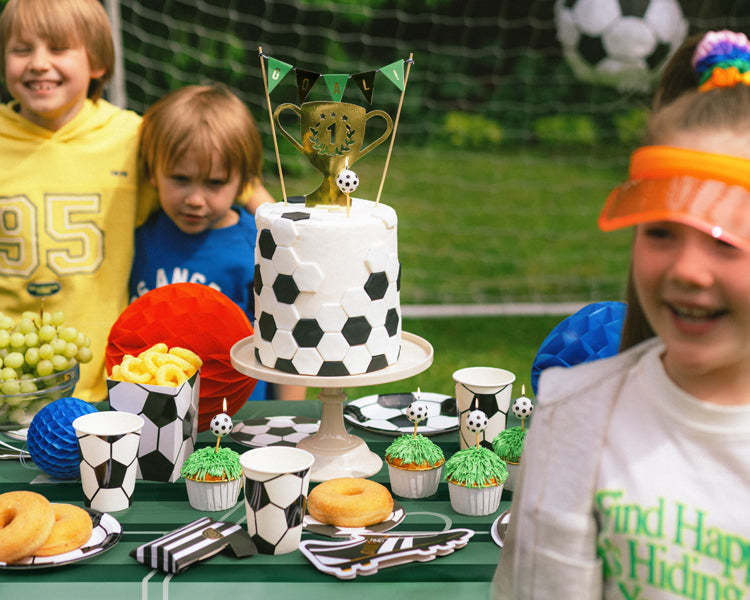 Trophy and Goal Cake Topper