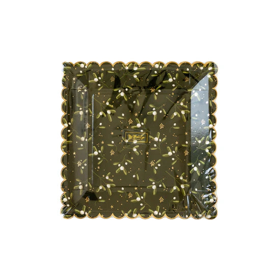 Assiettes festonnées au gui