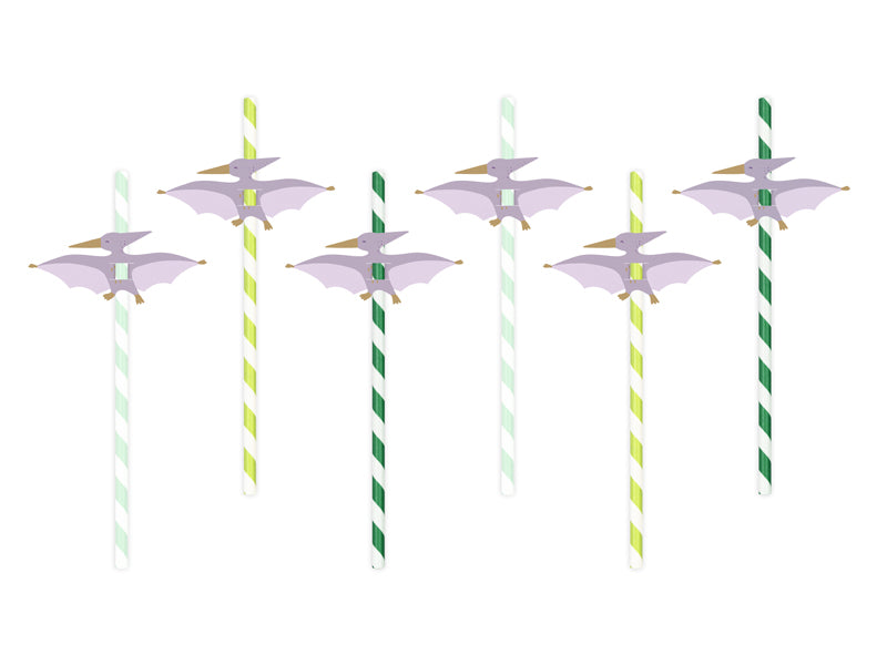 Pterodactyl Dinosaur Paper Straws