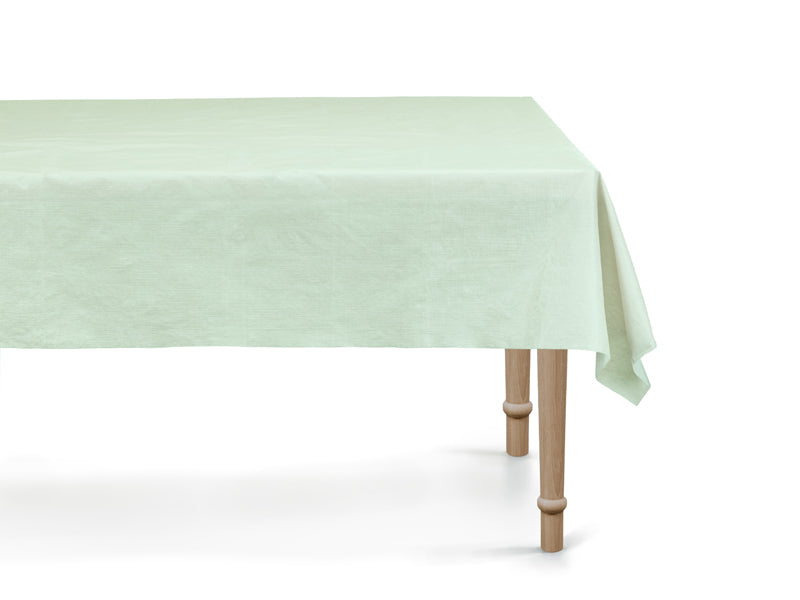 Disposable Pastel Green Tablecloth