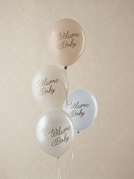 Welcome Baby Latex Balloon Pack