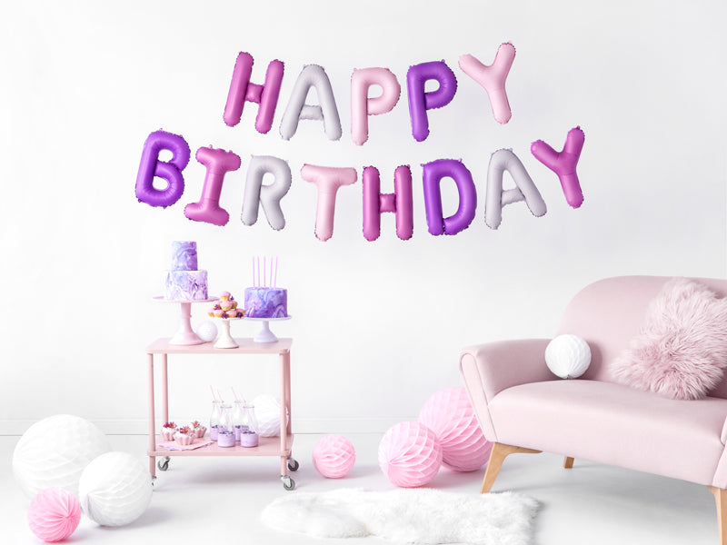 Pastel Purple Birthday Candles