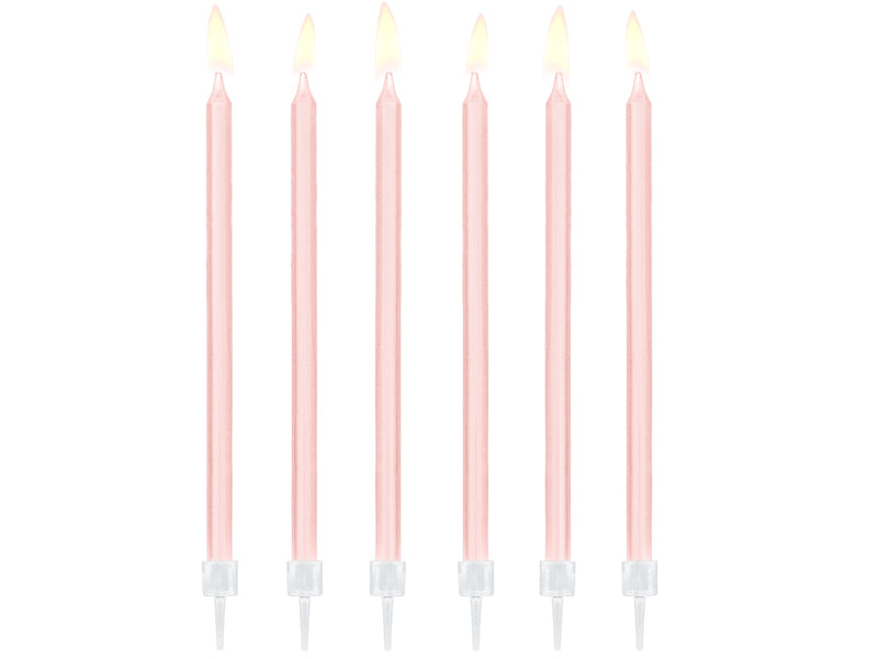 Pastel Pink Birthday Candles