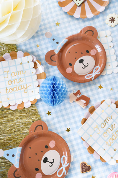 First Birthday Teddy Candle