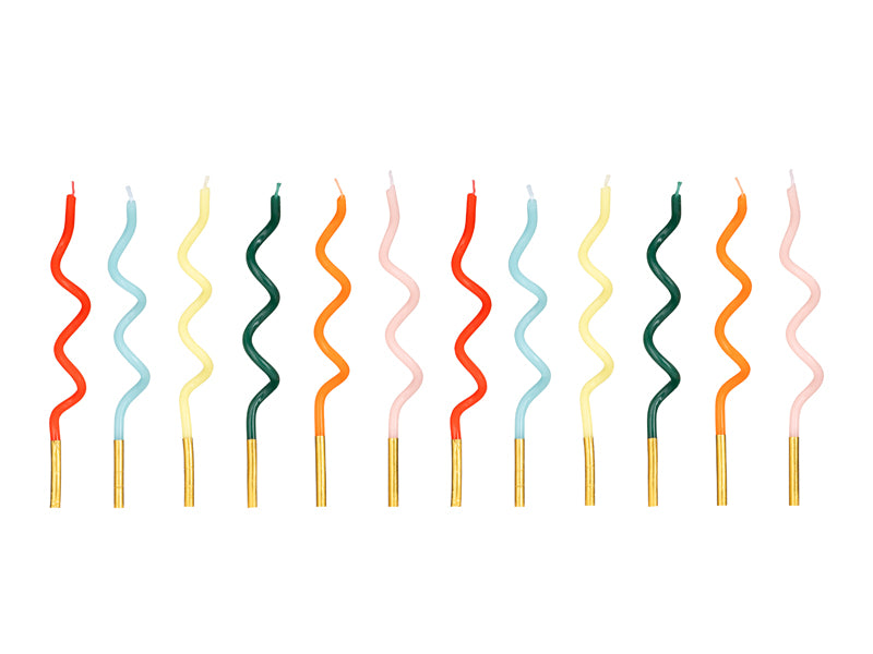 Curly Birthday Candles