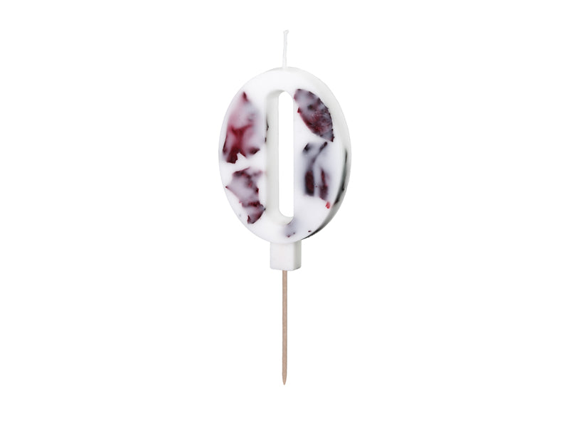 Flower Petal Numbered Candles