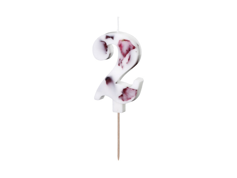 Flower Petal Numbered Candles