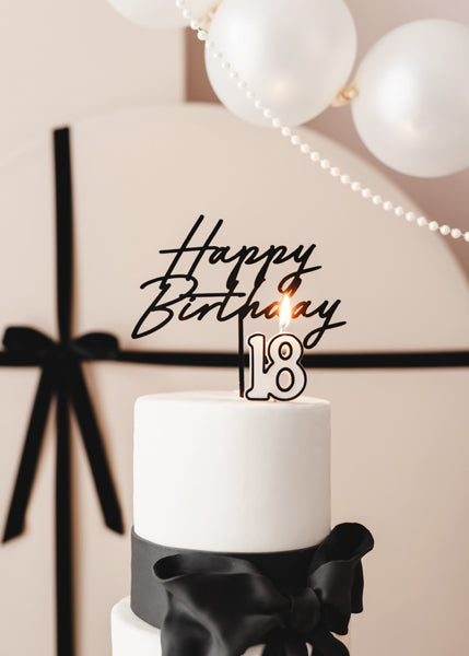 18th Birthday Candle
