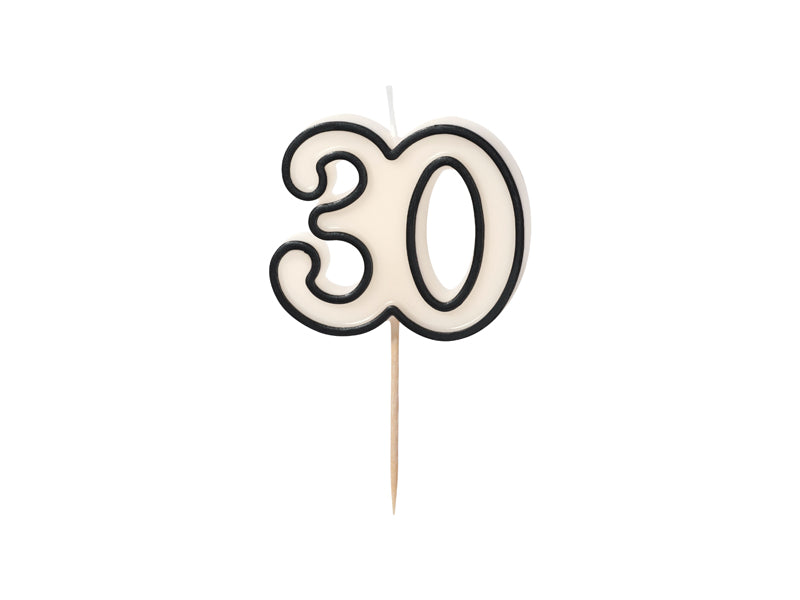 30th Birthday Candle