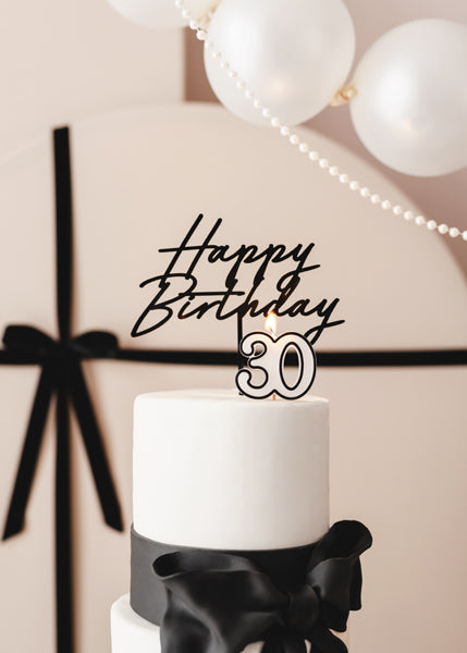 30th Birthday Candle