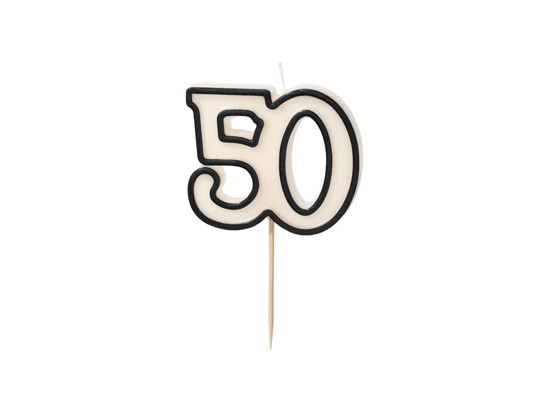 50th Birthday Candle
