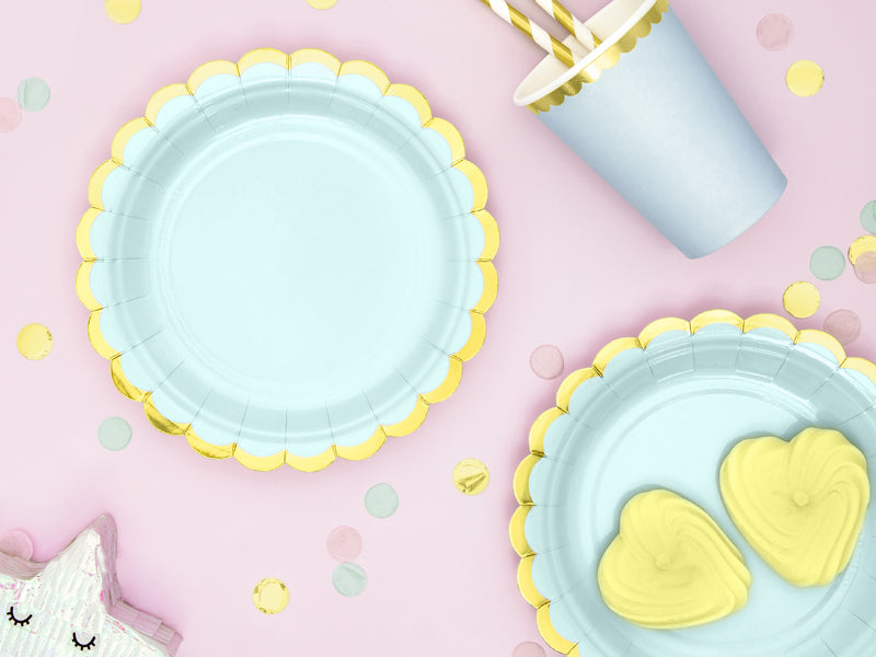 Mint Paper Plates